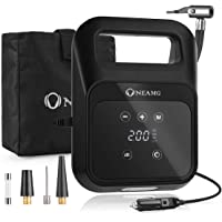 OneAmg Compresor de Aire Coche- Eléctrico Portátil Bomba de Aire Inflador Hinchador Coche Portátil Alimentado con…